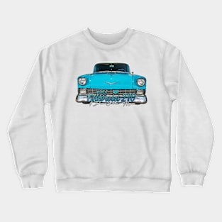 1956 Chevrolet 210 4 Door Station Wagon Crewneck Sweatshirt